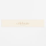 "Pebble" - Baby Shower Belly Bands in Sand by Heather Cairl - Front