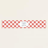 "Backyard Bbq" - Baby Shower Belly Bands in Ketchup by Paper Sun Studio - Front