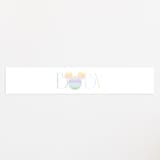 "Disney Ombre Mickey Mouse" - Baby Shower Belly Bands in Rainbow by Beth Schneider - Front