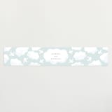 "Little Sailboat" - Baby Shower Belly Bands in Sky by Jennifer Holbrook - Front