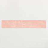 "Banner announcement" - Baby Shower Belly Bands in Petal by Jennifer Wick - Front