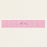 "Love is in the Air" - Baby Shower Belly Bands in Rose by Vivian Yiwing - Front