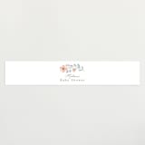 "garden bunnies" - Baby Shower Belly Bands in Petal by Karidy Walker - Front