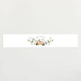 "Spring woodland" - Baby Shower Belly Bands in Elderflower by Sarah Knight - Front