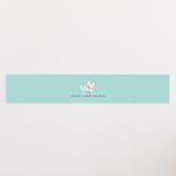 "Puppy" - Baby Shower Belly Bands in Little Boy Blue by Itsy Belle Studio - Front