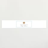 "Hot Air Balloon Bear" - Baby Shower Belly Bands in Blue Berry by Teju Reval - Front