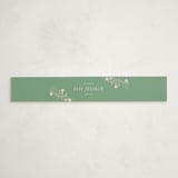 "Dainty Garden" - Baby Shower Belly Bands in Blush by Paper Raven Co. - Front