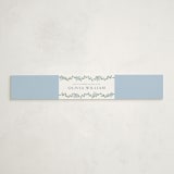 "Simple Garland" - Baby Shower Belly Bands in Sky by Christy Hy Lee - Front