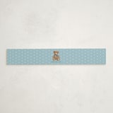 "Antique Teddy Bear" - Baby Shower Belly Bands in Frost by Becky Nimoy - Front