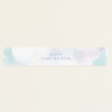 "Winter Baby Snowflakes" - Baby Shower Belly Bands in Bluebell by Alethea and Ruth - Front