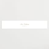 "Footprint" - Baby Shower Belly Bands in Golden by Stacey Meacham - Front