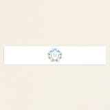 "bunny crest" - Baby Shower Belly Bands in Cotton Candy by Cass Loh - Front