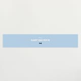 "Boy Mom" - Baby Shower Belly Bands in Sky by Angela Garrick - Front