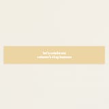 "It's An Event" - Baby Shower Belly Bands in Ocean by Robert and Stella - Front