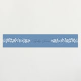 "Baby Vines" - Baby Shower Belly Bands in Sky by Alethea and Ruth - Front