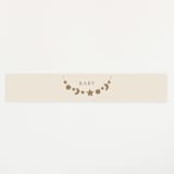 "Night Sky Garland" - Baby Shower Belly Bands in Ecru by Angela Thompson - Front
