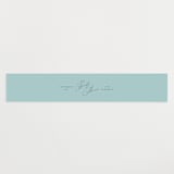 "Dainty" - Baby Shower Belly Bands in Tiffany Blue by Paper Raven Co. - Front