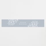 "Wild Roses" - Baby Shower Belly Bands in Powder Blue by Kristen Smith - Front