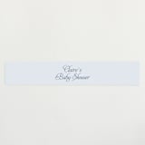 "Modernne" - Baby Shower Belly Bands in Powder by Carolyn MacLaren - Front