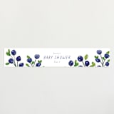 "Blue Bells" - Baby Shower Belly Bands in Cornflower by Mere Paper - Front