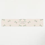 "Wrapped Up" - Baby Shower Belly Bands in Pistachio by Olivia Kanaley Inman - Front