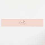 "Sweetheart" - Baby Shower Belly Bands in Blush by Paper Raven Co. - Front