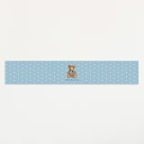 "Antique Teddy Bear" - Baby Shower Belly Bands in Frost by Becky Nimoy - Front