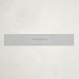 "On Board" - Baby Shower Belly Bands in Fog by Stephanie Hawkes - Front