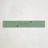 "Winter Cabin" - Baby Shower Belly Bands in Pine by Jen Ramsey - Front