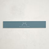 "Hey, diddle diddle" - Baby Shower Belly Bands in Forget-me-not by Jamie Alexander - Front