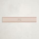 "Tea Party" - Baby Shower Belly Bands in Blush by JeAnna Casper - Front