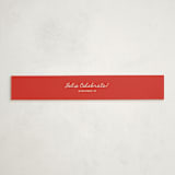 "Merry Little" - Baby Shower Belly Bands in Santa by Claudia Orengo - Front