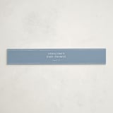 "Soft Quilt" - Baby Shower Belly Bands in Blueberry by frau brandt - Front