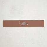 "Fall in Love" - Baby Shower Belly Bands in Latte by Alethea and Ruth - Front