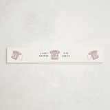 "Baby Calling" - Baby Shower Belly Bands in Rosebud by Gwen Bedat - Front