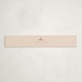 "Little Circus" - Baby Shower Belly Bands in Mustard by Rina Ozum - Front