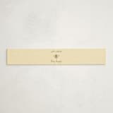 "Soon to Bee" - Baby Shower Belly Bands in Buttercup by Heather Schertzer - Front