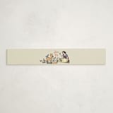 "Disney's Snow White Woodland" - Baby Shower Belly Bands in Buttercream by Becky Nimoy - Front