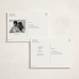 "the best thing" - Holiday Birth Announcement Cards in Teal by Ellen Schlegelmilch - Back Designs