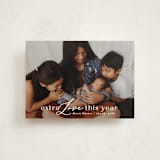 "New Year Baby" - Holiday Birth Announcement Cards in Cotton by Angela Thompson - Front