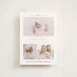 "Baby's First" - Holiday Birth Announcement Cards in Candy by Emily Betts - Front