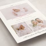 "Baby's First" - Holiday Birth Announcement Cards in Candy by Emily Betts - Detail