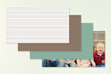 "The Most Simple" - Business Cards in Gold by Phrosné Barwood - Back of Card Options