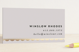 "Foiled Swagger" - Business Cards in Gold by A.C.R. - Front