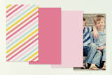 "Playful Frame" - Business Cards in Flamingo by Iwona K - Back of Card Options