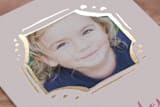 "Playful Frame" - Business Cards in Flamingo by Iwona K - Detail