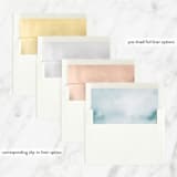 "Simple Foliage" - Baptism and Christening Invitations in Mist by Everett Paper Goods - Envelope Liner Options