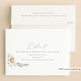"Primavera" - Baptism and Christening Invitations in Peony by Nicoletta Savod - FREE Recipient Addressing