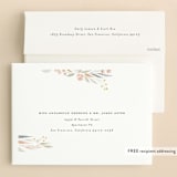 "Floral Showers" - Baptism and Christening Invitations in Nectar by Nicoletta Savod - FREE Recipient Addressing