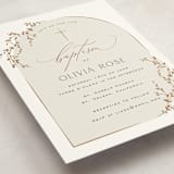 "dashing baptism" - Baptism and Christening Invitations in Buttercup by Benita Crandall - Detail